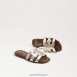 jp Sam Edelman 子供たち ベイスライドサンダル 溶けた金 4NFV0P889 履物 - Image 7