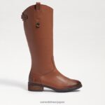 jp Sam Edelman 子供たち ペニー乗馬ブーツ 新しいウィスキーレザー 4NFV0P1008 履物 - Image 2