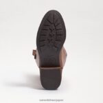 jp Sam Edelman 子供たち ペニー乗馬ブーツ 新しいウィスキーレザー 4NFV0P1008 履物 - Image 6