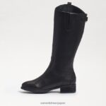 jp Sam Edelman 子供たち ペニー乗馬ブーツ 黒い革 4NFV0P1007 履物 - Image 4