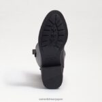 jp Sam Edelman 子供たち ペニー乗馬ブーツ 黒い革 4NFV0P1007 履物 - Image 6