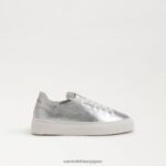 jp Sam Edelman 子供たち ポピー レースアップスニーカー ソフトシルバー 4NFV0P923 履物 - Image 2