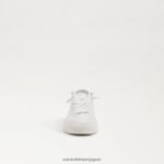 jp Sam Edelman 子供たち ポピー レースアップスニーカー 白 4NFV0P924 履物 - Image 3