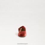 jp Sam Edelman 子供たち マイケル・メリー・ジェーン キャニオンオレンジベルベット 4NFV0P912 履物 - Image 3
