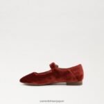 jp Sam Edelman 子供たち マイケル・メリー・ジェーン キャニオンオレンジベルベット 4NFV0P912 履物 - Image 4