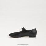 jp Sam Edelman 子供たち マイケル・メリー・ジェーン 黒い革 4NFV0P915 履物 - Image 4