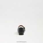 jp Sam Edelman 子供たち マイケル・メリー・ジェーン 黒い革 4NFV0P915 履物 - Image 5