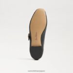 jp Sam Edelman 子供たち マイケル・メリー・ジェーン 黒い革 4NFV0P915 履物 - Image 6