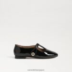 jp Sam Edelman 子供たち メリージェーンのメロディー ブラックパテント 4NFV0P1052 履物 - Image 2