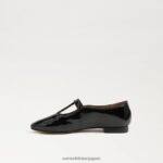 jp Sam Edelman 子供たち メリージェーンのメロディー ブラックパテント 4NFV0P1052 履物 - Image 4