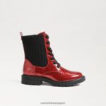 jp Sam Edelman 子供たち ライデル コンバットブーツ ルビーレッド 4NFV0P1012 履物 - Image 2