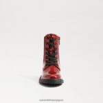 jp Sam Edelman 子供たち ライデル コンバットブーツ ルビーレッド 4NFV0P1012 履物 - Image 3