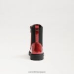jp Sam Edelman 子供たち ライデル コンバットブーツ ルビーレッド 4NFV0P1012 履物 - Image 5