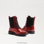 jp Sam Edelman 子供たち ライデル コンバットブーツ ルビーレッド 4NFV0P1012 履物 - Image 7