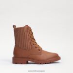 jp Sam Edelman 子供たち ライデル コンバットブーツ LTクオイオブラウンレザー 4NFV0P1009 履物 - Image 2
