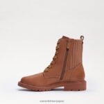 jp Sam Edelman 子供たち ライデル コンバットブーツ LTクオイオブラウンレザー 4NFV0P1009 履物 - Image 4