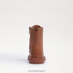 jp Sam Edelman 子供たち ライデル コンバットブーツ LTクオイオブラウンレザー 4NFV0P1009 履物 - Image 5
