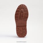 jp Sam Edelman 子供たち ライデル コンバットブーツ LTクオイオブラウンレザー 4NFV0P1009 履物 - Image 6