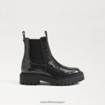 jp Sam Edelman 子供たち ラグナチェルシーブーツ ガンメタル 4NFV0P970 履物 - Image 2
