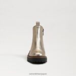jp Sam Edelman 子供たち ラグナチェルシーブーツ 金箔 4NFV0P971 履物 - Image 3