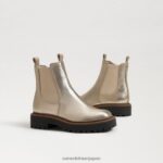 jp Sam Edelman 子供たち ラグナチェルシーブーツ 金箔 4NFV0P971 履物 - Image 7