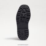 jp Sam Edelman 子供たち ラグナチェルシーブーツ 黒い革 4NFV0P968 履物 - Image 6