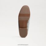 jp Sam Edelman 子供たち ロレインビットローファー スモーキーブルーベルベット 4NFV0P896 履物 - Image 6