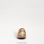 jp Sam Edelman 子供たち ロレインビットローファー 金箔革 4NFV0P902 履物 - Image 3