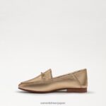 jp Sam Edelman 子供たち ロレインビットローファー 金箔革 4NFV0P902 履物 - Image 4