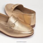jp Sam Edelman 子供たち ロレインビットローファー 金箔革 4NFV0P902 履物 - Image 7