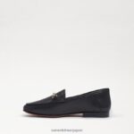 jp Sam Edelman 子供たち ロレインビットローファー 黒い革 4NFV0P901 履物 - Image 4