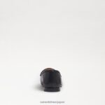 jp Sam Edelman 子供たち ロレインビットローファー 黒い革 4NFV0P901 履物 - Image 5