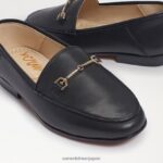 jp Sam Edelman 子供たち ロレインビットローファー 黒い革 4NFV0P901 履物 - Image 7